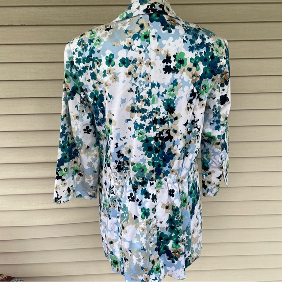 Coldwater Creek Floral Blazed Size 12 - Picture 6 of 12